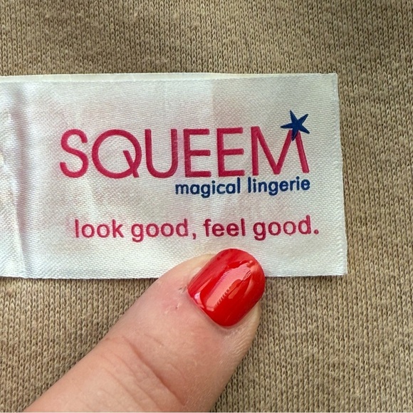 Squeem Magical Lingerie Open Bust Miracle Vest Shapewear Rubber Cotton 2XL 26MV - Picture 6 of 10